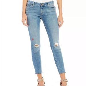 Levi’s 535 super skinny Ripped Jeans Embellished